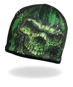 Hot Leathers KHC1028 Sublimated Shredder Skull Beanie Riding Gear