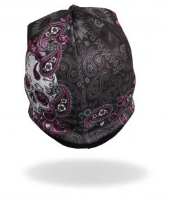 Riding Gear Hot Leathers KHC1030 Sublimated Sugar Paisley 2 Beanie