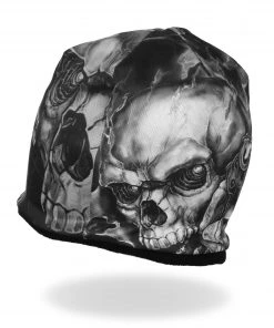 Riding Gear Hot Leathers KHC1037 Smoking Gun Skull Soft Beanie