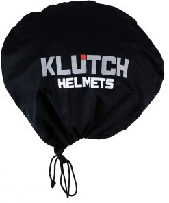 Klutch Helmets Klutch K-6'Laid Low' Gloss Black Half Face Motorcycle Skull Helmet Riding Gear