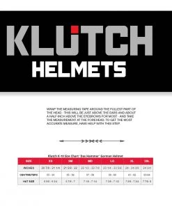 Klutch Helmets Riding Gear Klutch K-10'Das Hammer' Flat Black Half Face Motorcycle German Style Helmet