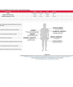 Hot Leathers LCU1002 Women's Black Lambskin Leather Side Zip Leggings