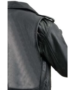Milwaukee Leather LKL2701 Ladies Black Classic Police Style Leather Jacket