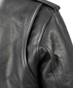 Milwaukee Leather LKL2701 Ladies Black Classic Police Style Leather Jacket