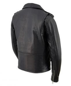 Milwaukee Leather LKL2701 Ladies Black Classic Police Style Leather Jacket