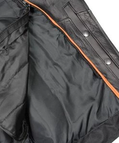 Milwaukee Leather LKL2701 Ladies Black Classic Police Style Leather Jacket