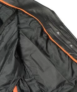 Milwaukee Leather LKL2710 Women's Black Braided Jacket With Studded Back