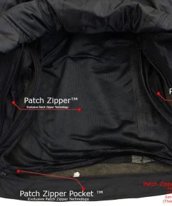 Leather Motorcycle Jackets Milwaukee Leather LKM1760 Men's Black Leather Jacket With Utility Pockets