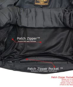 Leather Motorcycle Jackets Milwaukee Leather LKM1770 Men's Black Leather Jacket With Belt Utility Pocket