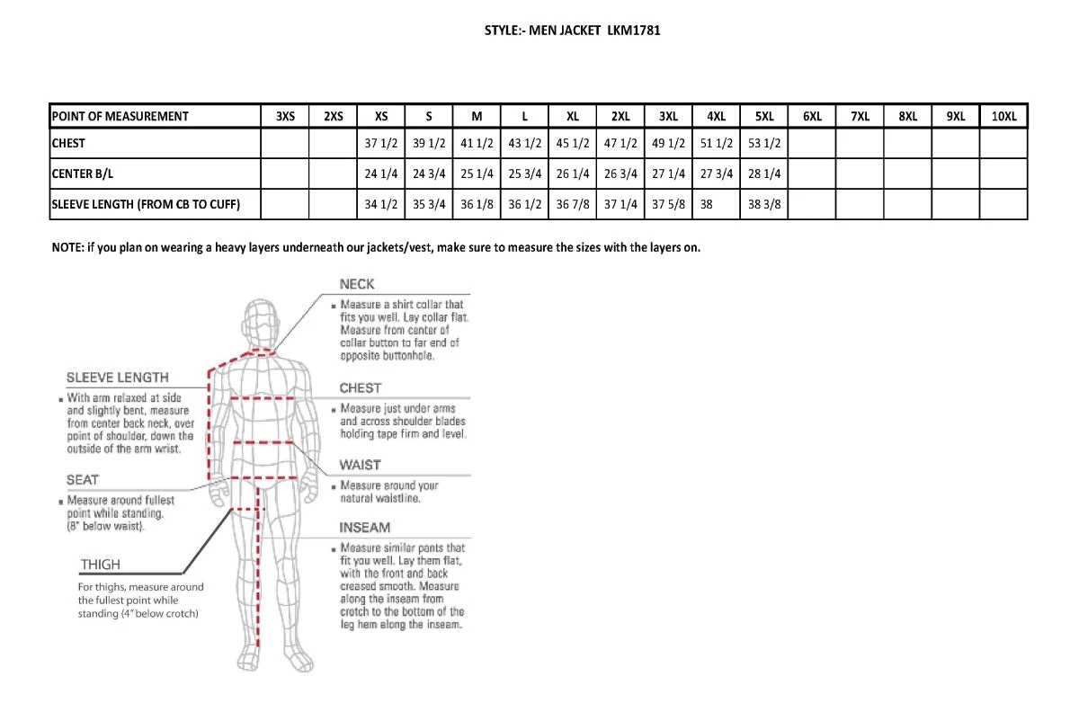 Leather Motorcycle Jackets Milwaukee Leather LKM1781 Men's “The Legend” Classic Police Style Black Leather Motorcycle Jacket