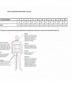 Milwaukee Leather LKY3870 Youth Size Snap Front And Side Laces Leather Vest Kid's Gear