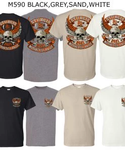 Riding Gear Biker Clothing Co. XS16008 Men’s 81st ‘Sturgis’ Assorted 4 Shirts For $40.00 T-Shirts