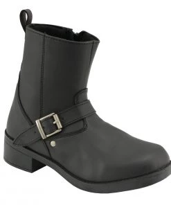 Kid's Gear Milwaukee Leather MBK9295 Kids 6 Inch Engineer Style Biker Boots