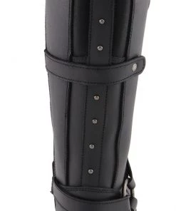 Milwaukee Leather MBL9380 Women's Black'Jane' 15-inch Leather Combat Style Harness Boots