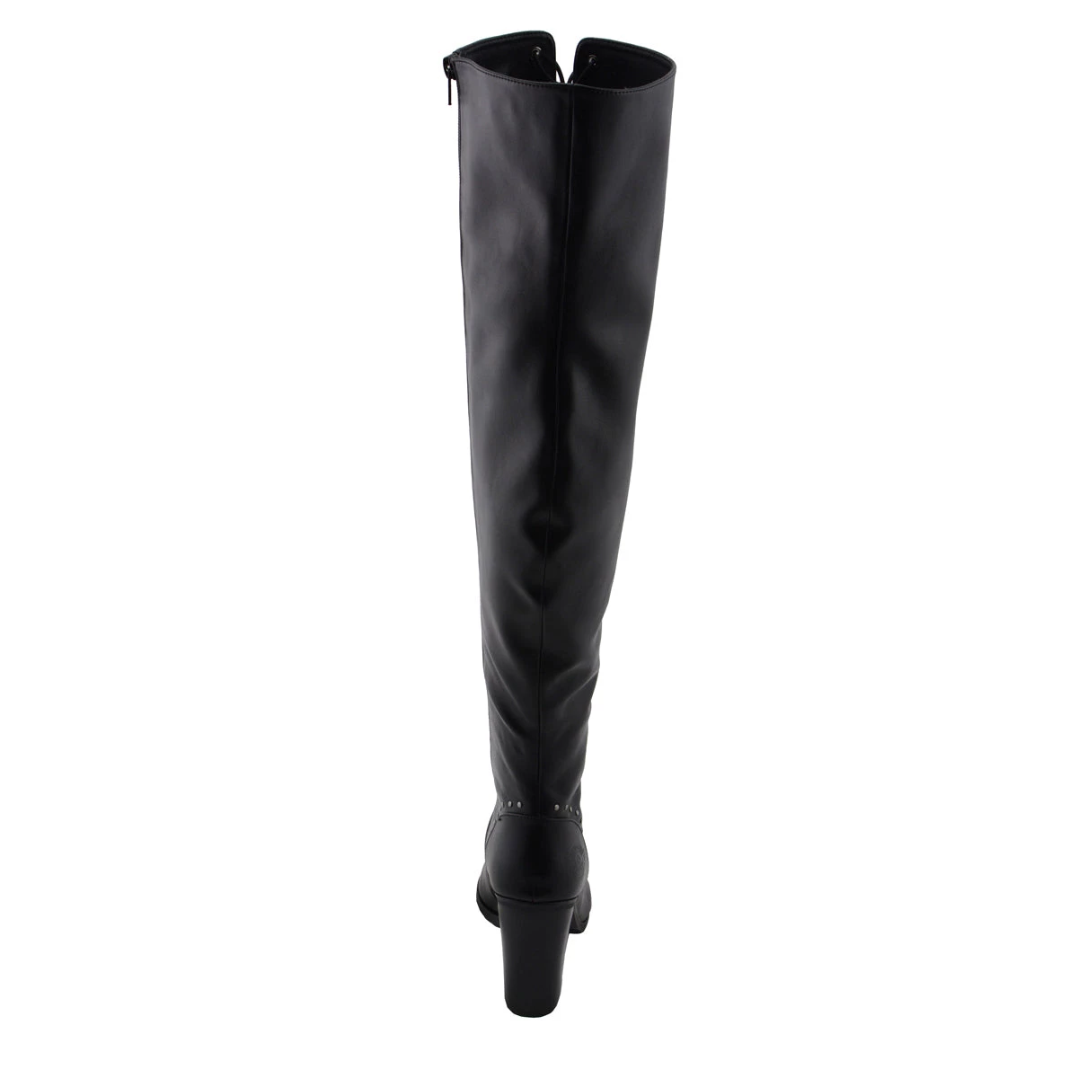 Milwaukee Performance MBL9421 Women's Black Lace-Up Knee-High Boots With Open Toe Riding Gear