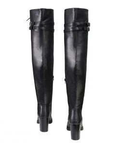 Riding Gear Milwaukee Performance MBL9424 Women's Black Above The Knee Boots With Lace-Up Closure