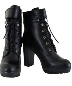 Milwaukee Performance MBL9425 Women's Black Lace-Up Boots With Double Height Option Riding Gear