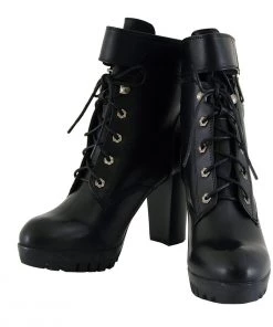 Milwaukee Performance MBL9425 Women's Black Lace-Up Boots With Double Height Option Riding Gear