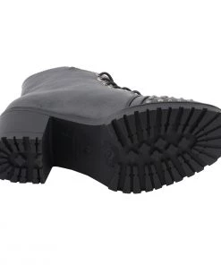 Milwaukee Performance MBL9426 Women's Distress Black Rocker Boots With Studded Instep