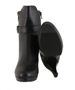 Milwaukee Performance Milwaukee Leather MBL9430 Women's Black Boots With Side Zipper Entry Riding Gear