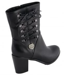 Milwaukee Performance MBL9436 Women's Black Lace Side Riding Boots Riding Gear