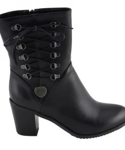 Milwaukee Performance MBL9436 Women's Black Lace Side Riding Boots Riding Gear