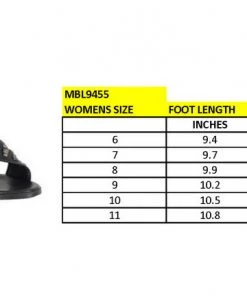 Milwaukee Leather MBL9455 Ladies Wedge Sandals With Studded Crossover Straps Riding Gear