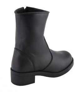 Riding Gear Milwaukee Leather MBL9480 Ladies Black Super Clean Riding Boots With Side Zipper Entry