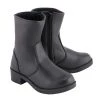 Riding Gear Milwaukee Leather MBL9480 Ladies Black Super Clean Riding Boots With Side Zipper Entry