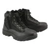 Milwaukee Leather MBM9011 Men's 6 Inch Leather Tactical Lace-Up Boots With Side Zipper Entry
