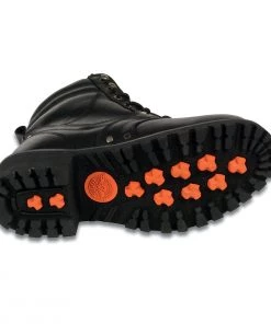 Milwaukee Leather MBM9050 Men's Black 6 Inch Lace-Up Boots With Zipper Closure Riding Gear