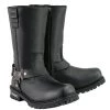 Milwaukee Leather MBM9061WP Men’s Black 11-inch 'Wide Width' Waterproof Harness Square Toe Boot Riding Gear