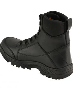 Milwaukee Leather MBM9081 Men’s Black'Tactical' Lace-Up Leather Boots