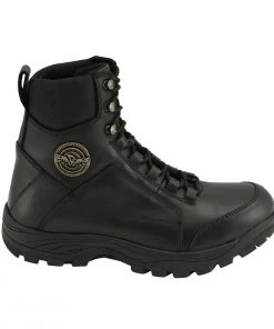 Milwaukee Leather MBM9081 Men’s Black'Tactical' Lace-Up Leather Boots