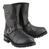 Riding Gear Milwaukee Leather MBM9090W Men's Black 'Wide Width' Classic Engineer Boots With Abrasion Guard