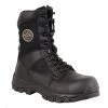 Milwaukee Performance Riding Gear Milwaukee Leather MBM9100 Men's Black Tactical Leather Boots With Composite Toe