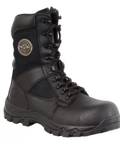 Milwaukee Performance Riding Gear Milwaukee Leather MBM9100 Men's Black Tactical Leather Boots With Composite Toe