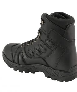 Riding Gear Milwaukee Leather MBM9115 Men's Black 6 Inch All Leather Tactical Boots