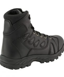 Riding Gear Milwaukee Leather MBM9115 Men's Black 6 Inch All Leather Tactical Boots