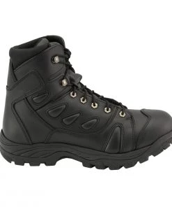 Riding Gear Milwaukee Leather MBM9115 Men's Black 6 Inch All Leather Tactical Boots