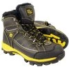 Bazalt MPM9125ST Men's Faux Fur Lined Black With Yellow Water And Frost Proof Boots With Composite-Toe Riding Gear