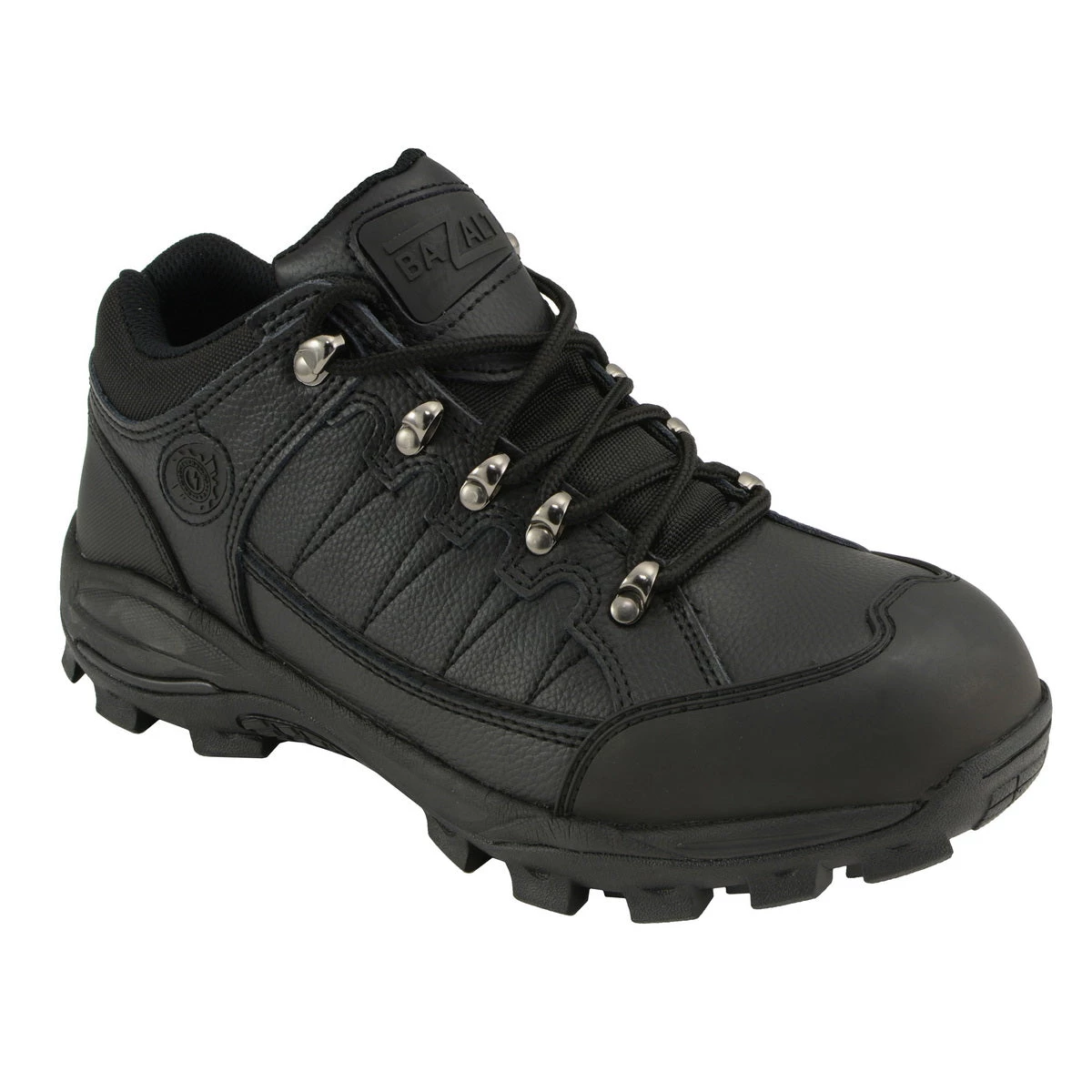 Riding Gear Bazalt MBM9127ST Men's Black Water And Frost Proof Leather Shoes With Composite-Toe
