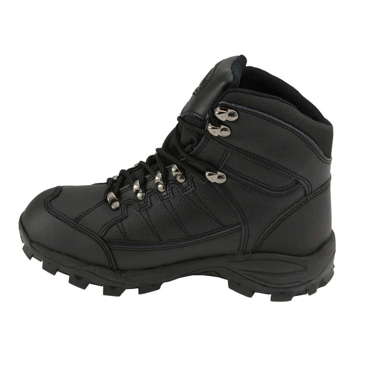 Bazalt MBM9128 Men's Black Water And Frost Proof Leather Lace-Up Work Boots