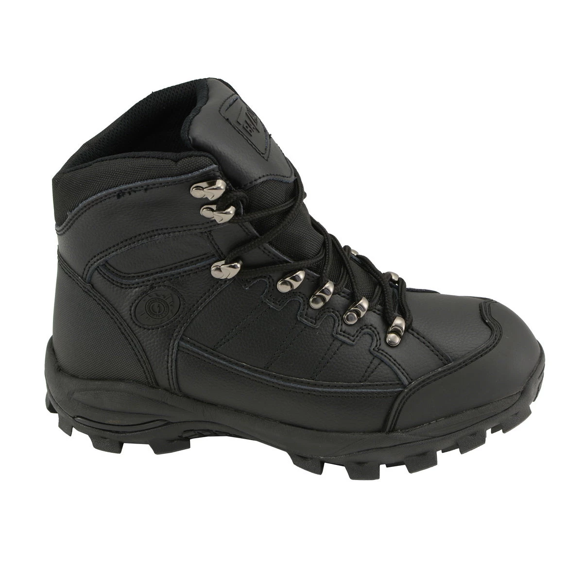 Bazalt MBM9128 Men's Black Water And Frost Proof Leather Lace-Up Work Boots