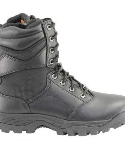 Riding Gear Milwaukee Leather MBM9135 Men’s Black Lace-Up Waterproof Work Boots