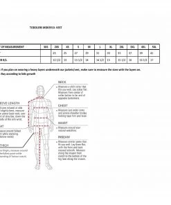 Kid's Gear Milwaukee Leather MDK3910 Blue Unisex-Child Kids Denim Snap Front Vest With Shirt Style Collar