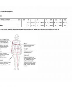 Motorcycle Vests Milwaukee Leather MDL4030 Women's Zipper Front Black Denim Vest With Studded Spikes