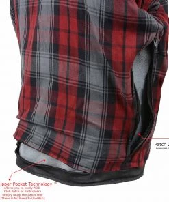 Milwaukee Leather MDM1020 Men's Black Classic'Waxed' MC Denim Jacket With Armor