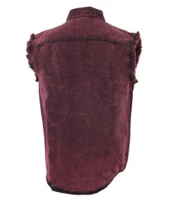 Biker Clothing Co. MDM11677.150 Men’s Magenta Sleeveless Shirt Riding Gear