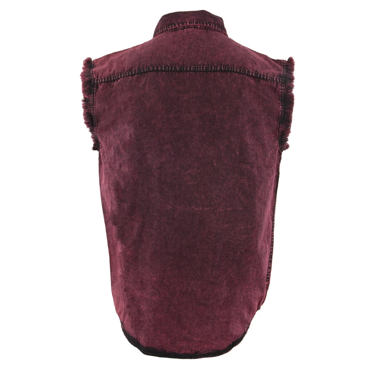 Biker Clothing Co. MDM11677.150 Men’s Magenta Sleeveless Shirt Riding Gear